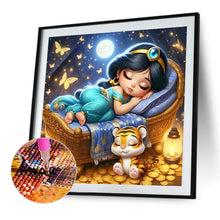 Load image into Gallery viewer, Diamond Painting - Full Round - sleeping princess jasmine (40*40CM)
