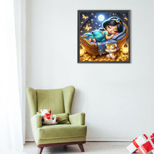 Load image into Gallery viewer, Diamond Painting - Full Round - sleeping princess jasmine (40*40CM)
