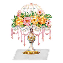 Load image into Gallery viewer, Flower Lamp Special Shaped Colorful Desktop Diamond Art Kits Bedroom Table Decor

