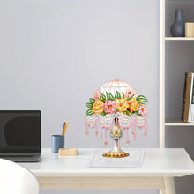 Load image into Gallery viewer, Flower Lamp Special Shaped Colorful Desktop Diamond Art Kits Bedroom Table Decor
