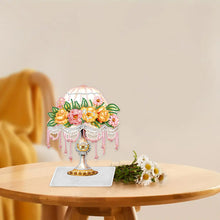 Load image into Gallery viewer, Flower Lamp Special Shaped Colorful Desktop Diamond Art Kits Bedroom Table Decor
