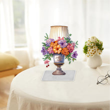 Load image into Gallery viewer, Flower Lamp Special Shaped Colorful Desktop Diamond Art Kits Bedroom Table Decor
