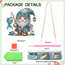 Load image into Gallery viewer, Acrylic Gnome Diamond Painting Home Decor Rhinestone Diamond Art Window Pendants
