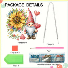 Load image into Gallery viewer, Acrylic Gnome Diamond Painting Home Decor Rhinestone Diamond Art Window Pendants

