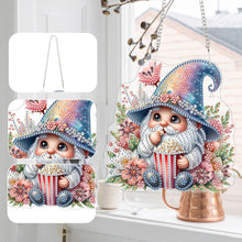 Load image into Gallery viewer, Acrylic Gnome Diamond Painting Home Decor Rhinestone Diamond Art Window Pendants
