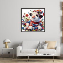 Load image into Gallery viewer, Diamond Painting - Partial Special Shaped - independence day white cow (40*40CM)
