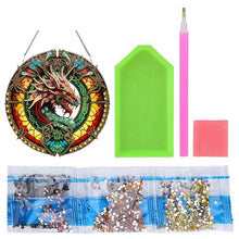 Load image into Gallery viewer, Acrylic Animal Diamond Art Hanging Pendant Colorful Diamond Painting Home Decor
