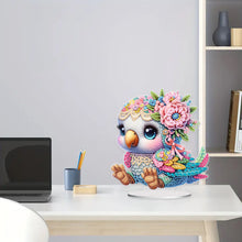 Load image into Gallery viewer, Acrylic Flower Sloth Parrot Cat Dragon Table Top Diamond Painting Ornament Kits
