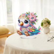 Load image into Gallery viewer, Acrylic Flower Sloth Parrot Cat Dragon Table Top Diamond Painting Ornament Kits
