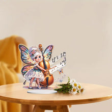 Load image into Gallery viewer, Acrylic Fairy Girl Desktop Diamond Art Kits Diamond Painting Tabletop Decoration
