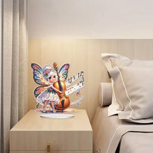 Load image into Gallery viewer, Acrylic Fairy Girl Desktop Diamond Art Kits Diamond Painting Tabletop Decoration
