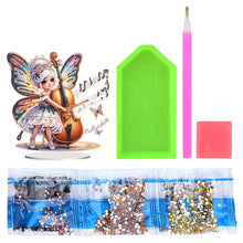 Load image into Gallery viewer, Acrylic Fairy Girl Desktop Diamond Art Kits Diamond Painting Tabletop Decoration
