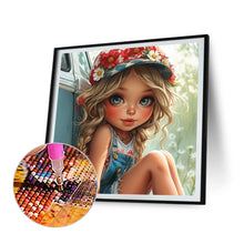 Load image into Gallery viewer, Diamond Painting - Full Round - girl (30*30CM)
