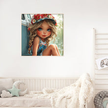 Load image into Gallery viewer, Diamond Painting - Full Round - girl (30*30CM)
