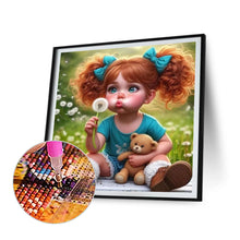 Load image into Gallery viewer, Diamond Painting - Full Round - dandelion girl (30*30CM)
