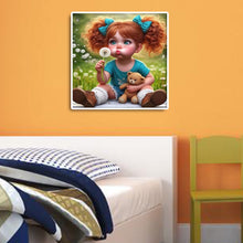 Load image into Gallery viewer, Diamond Painting - Full Round - dandelion girl (30*30CM)
