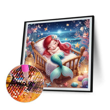 Load image into Gallery viewer, Diamond Painting - Full Round - Disney princess sleeping little mermaid (40*40CM)
