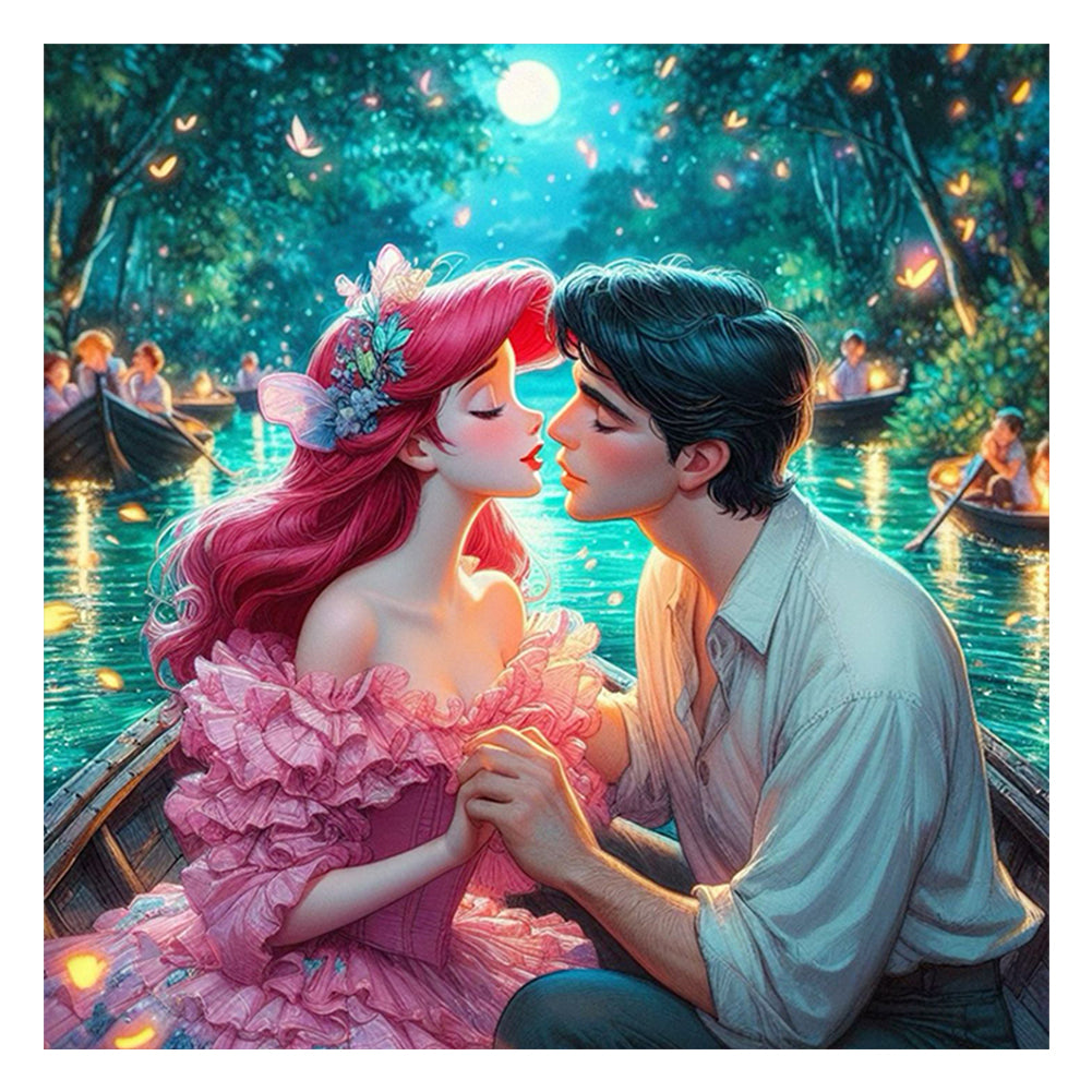 Diamond Painting - Full Round - disney princess mermaid (40*40CM)