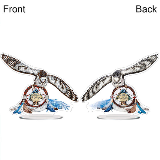 PVC Special Shaped Cartoon Desktop Diamond Art Kit for Home Office Desktop Decor