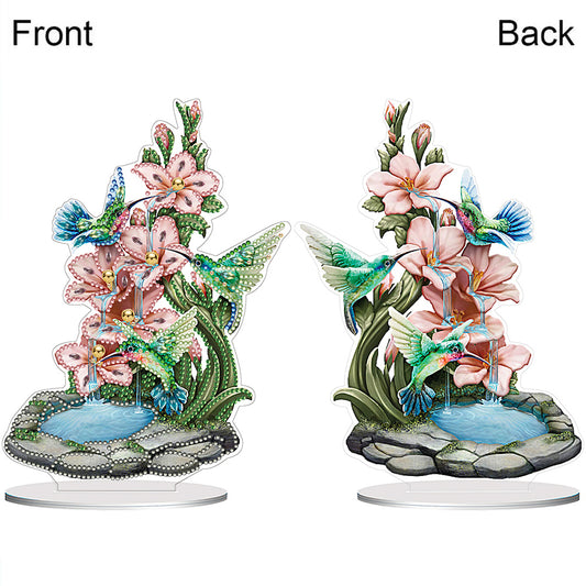 PVC Special Shaped Cartoon Desktop Diamond Art Kit for Home Office Desktop Decor