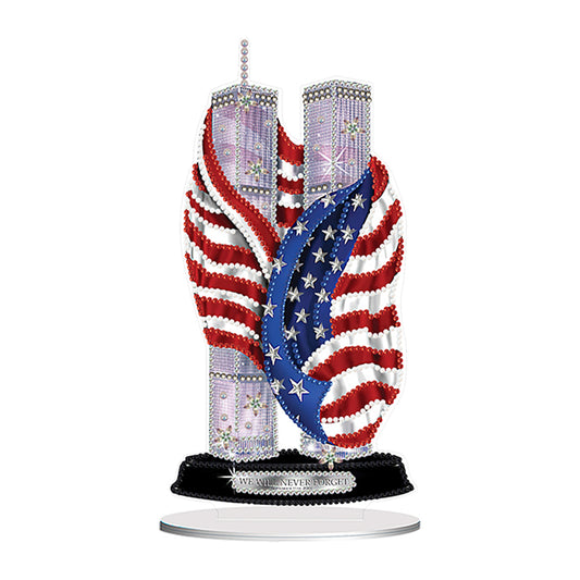 PVC Special Shaped Cartoon Desktop Diamond Art Kit for Home Office Desktop Decor