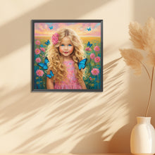 Load image into Gallery viewer, Diamond Painting - Full Round - flower girl (30*30CM)
