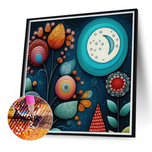 Diamond Painting - Full Round - color night view (40*40CM)