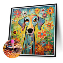Load image into Gallery viewer, Diamond Painting - Full Round - colorful puppy (40*40CM)
