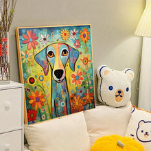 Load image into Gallery viewer, Diamond Painting - Full Round - colorful puppy (40*40CM)
