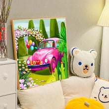 Load image into Gallery viewer, Diamond Painting - Full Round - garden classic car (40*40CM)

