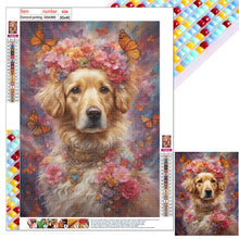 Load image into Gallery viewer, Diamond Painting - Full Square - butterfly puppy (30*40CM)
