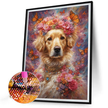 Load image into Gallery viewer, Diamond Painting - Full Square - butterfly puppy (30*40CM)
