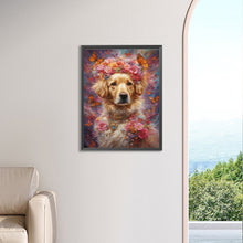 Load image into Gallery viewer, Diamond Painting - Full Square - butterfly puppy (30*40CM)
