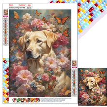 Load image into Gallery viewer, Diamond Painting - Full Square - butterfly puppy (30*40CM)
