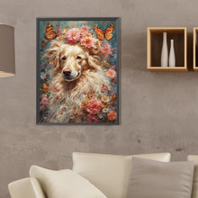 Load image into Gallery viewer, Diamond Painting - Full Square - butterfly puppy (30*40CM)
