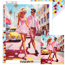 Load image into Gallery viewer, Diamond Painting - Full Square - Pink men and women (40*50CM)
