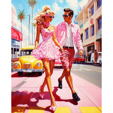 Load image into Gallery viewer, Diamond Painting - Full Square - Pink men and women (40*50CM)
