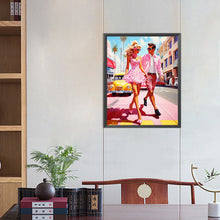 Load image into Gallery viewer, Diamond Painting - Full Square - Pink men and women (40*50CM)
