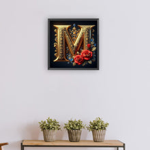 Load image into Gallery viewer, Diamond Painting - Full Round - Flower letter-M (30*30CM)
