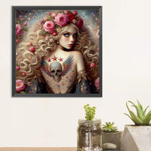 Load image into Gallery viewer, Diamond Painting - Full Round - skeleton beauty (30*30CM)
