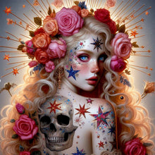 Load image into Gallery viewer, Diamond Painting - Full Round - skeleton beauty (30*30CM)
