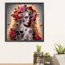 Load image into Gallery viewer, Diamond Painting - Full Round - skeleton beauty (30*30CM)
