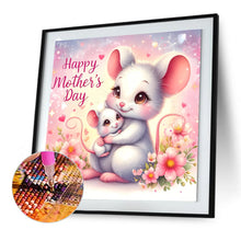 Load image into Gallery viewer, Diamond Painting - Full Round - mouse mother and son (30*30CM)
