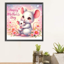 Load image into Gallery viewer, Diamond Painting - Full Round - mouse mother and son (30*30CM)

