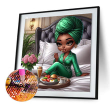 Load image into Gallery viewer, Diamond Painting - Full Round - Elegant black beauty (30*30CM)
