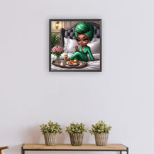 Load image into Gallery viewer, Diamond Painting - Full Round - Elegant black beauty (30*30CM)
