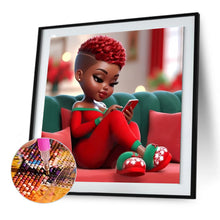 Load image into Gallery viewer, Diamond Painting - Full Round - Elegant black beauty (30*30CM)
