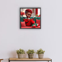 Load image into Gallery viewer, Diamond Painting - Full Round - Elegant black beauty (30*30CM)
