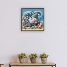Load image into Gallery viewer, Diamond Painting - Full Round - Dwarf old man picking up shells (30*30CM)
