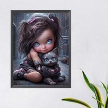 Load image into Gallery viewer, Diamond Painting - Full Round - little girl (40*50CM)
